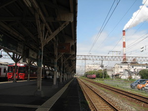 ９　八代駅と製紙工場.JPGのサムネール画像